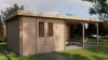 Lugarde Select Culemborg Blokhut met overkapping 300x400 cm + 400 cm vuren blank