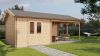Lugarde Select Blokhut met overkapping Haaksbergen 300x400cm + 400cm - Onbehandeld