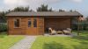 Lugarde Select Blokhut met overkapping Voorst 400x300cm + 400cm - Keteldruk Bruin