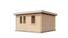Lugarde Select Winterswijk Blokhut 400x400 cm vuren blank