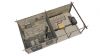Lugarde Select Blokhut met overkapping Didam 400x400cm + 400cm - Keteldruk Grijs