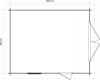 Lugarde Select Blokhut Lochem met garagedeur 400x500cm - Keteldruk Grijs