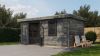Lugarde Select Zevenaar Blokhut 500x300 cm 44 mm keteldruk grijs geïmpregneerd