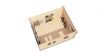Lugarde Select Blokhut Duiven 500x400cm - Onbehandeld