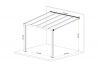 DHZ-veranda Smartline 304x250 cm - Antraciet structuur