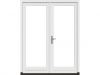 Trendhout Stapeldorpeldeur - dubbel - 2x deur 83,4x216,9 + kozijn 178x226,3 cm - wit (incl. DTS en deurbeslag)