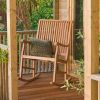Teak schommelstoel relax