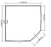 Prima Fifth Avenue Original 44mm 300x300 cm