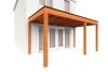 Trendhout Aanbouwveranda Modena 485x300 cm - model rechts