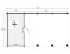 Carport berging Ever plattegrond