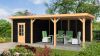Tuindeco douglas buitenverblijf Twello zwart - 794x400 cm - bouwpakket