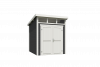 Outdoor Life Kibo Tuinhuis 200x250 cm 28 mm vuren Carbon Grey-Wit gecoat