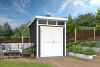 Outdoor Life Kibo Tuinhuis 200x250 cm 28 mm vuren Carbon Grey-Wit gecoat