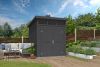 Outdoor Life Kibo Tuinhuis 200x250 cm 28 mm vuren Carbon Grey gecoat