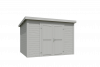 Outdoor Life Lotta Tuinhuis 300x250 cm 28 mm vuren Platinum Grey gecoat