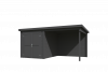 Outdoor Life Finn Tuinhuis 450x250 cm 28 mm vuren Carbon Grey gecoat