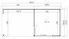 Outdoor Life Julia Tuinhuis 646x296 cm 28 mm vuren Platinum Grey gecoat