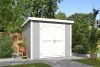 Outdoor Life Mila Tuinhuis 250x250 cm 28 mm vuren Platinum Grey-Wit gecoat