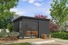 Outdoor Life Olivia Tuinhuis 385x295 cm 28 mm vuren Carbon Grey gecoat