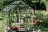 Tuinkas Kate I Full Options groengrijs 3 mm veiligheidsglas