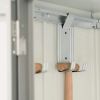 Biohort metalen tuinkast 150 Dubbele deur kwartsgrijs 155x83x182,5 cm