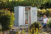 Biohort Metalen Tuinkast 230 LARGE - Zilver - 228x155x184 cm