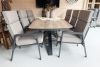 SenS-Line Ambiance tuinset tafel en 6 verstelbare stoelen incl. taupe kussens - Showmodel Wommelgem