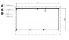 Lugarde Veranda VB02 600x300 cm - 44 mm - plattegrond