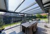 Verasol Linea aluminium veranda 700x400 cm Optisch vlak glasdak