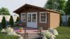 Tuindeco Viggo Blokhut 500x400 cm + luifel 100 cm 28 mm vuren red class wood geïmpregneerd