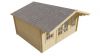 Tuindeco Viggo Blokhut 500x400 cm + luifel 100 cm 28 mm vuren bruin geïmpregneerd