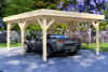 Carport 400x500 cm plat dak