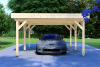 Carport 400x500 cm plat dak