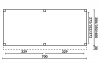 Buitenverblijf Sublime Plat dak - 700 x 350 cm