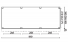 Buitenverblijf Sublime Plat dak - 800 x 350 cm