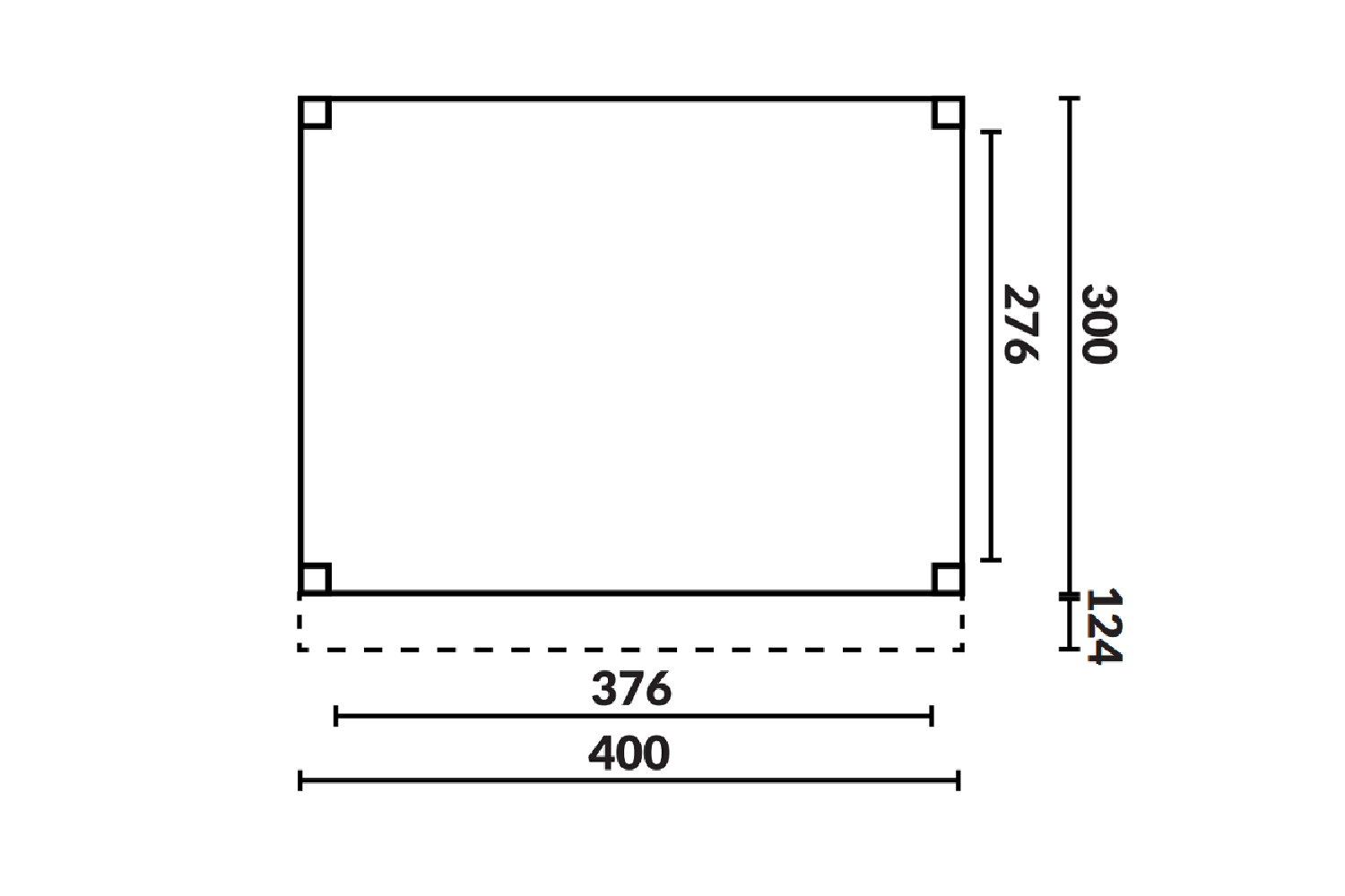 DHZ Kapschuur EASYLINE - 400x300 cm