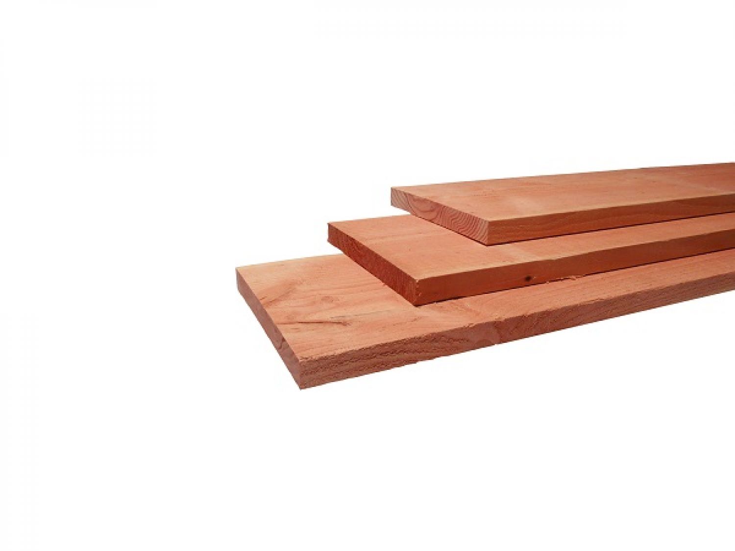 Fijnbezaagde plank Douglas 2,2x20x300 cm - blank