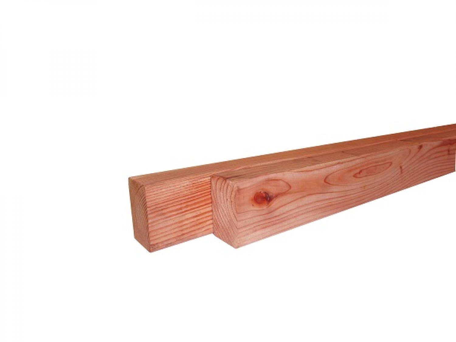 Fijnbezaagde regel Douglas 4,5x7,5x400 cm - blank