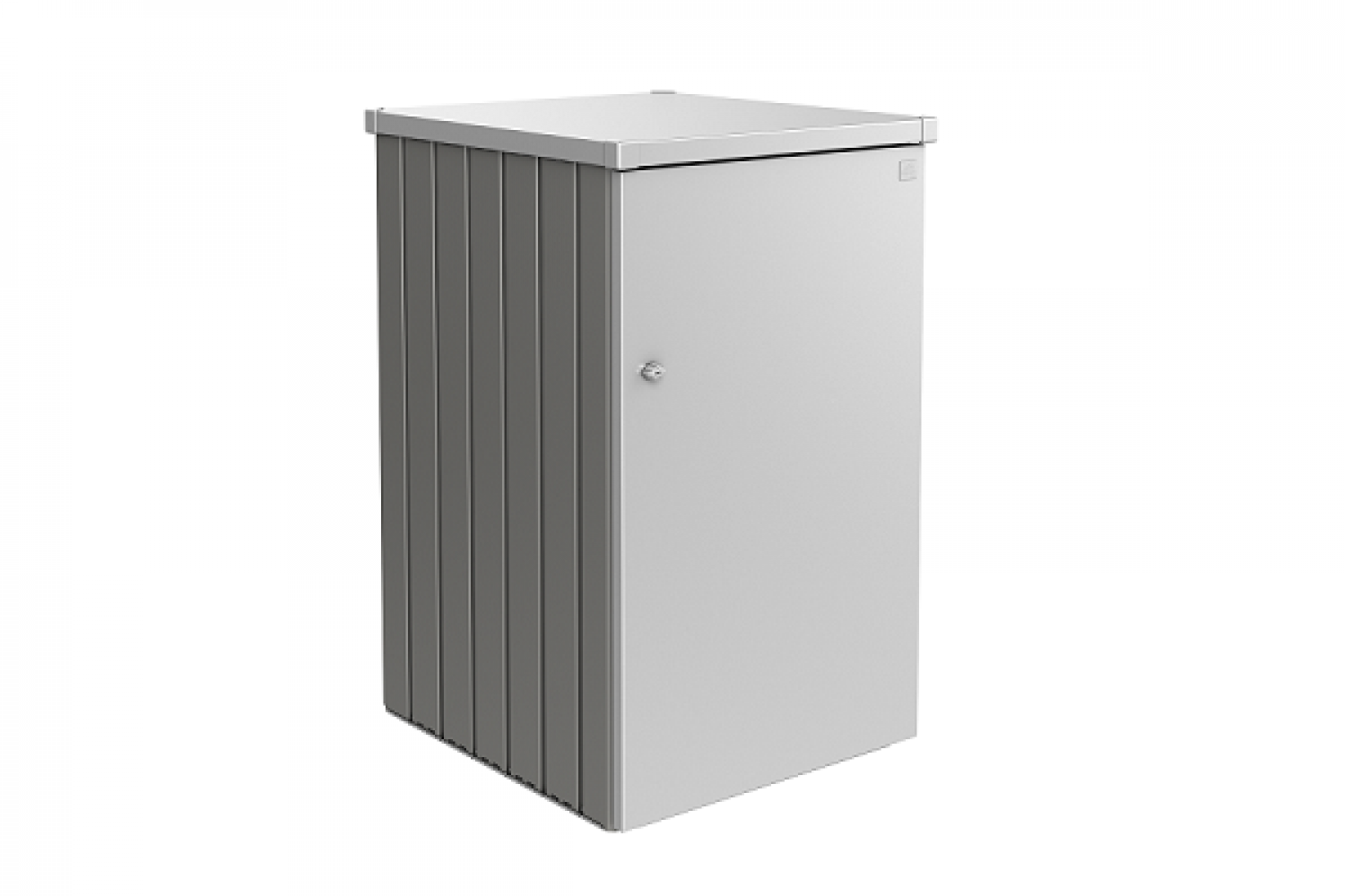 Biohort metalen containerberging kwartgrijs metallic en zilver metallic - variant 2.1