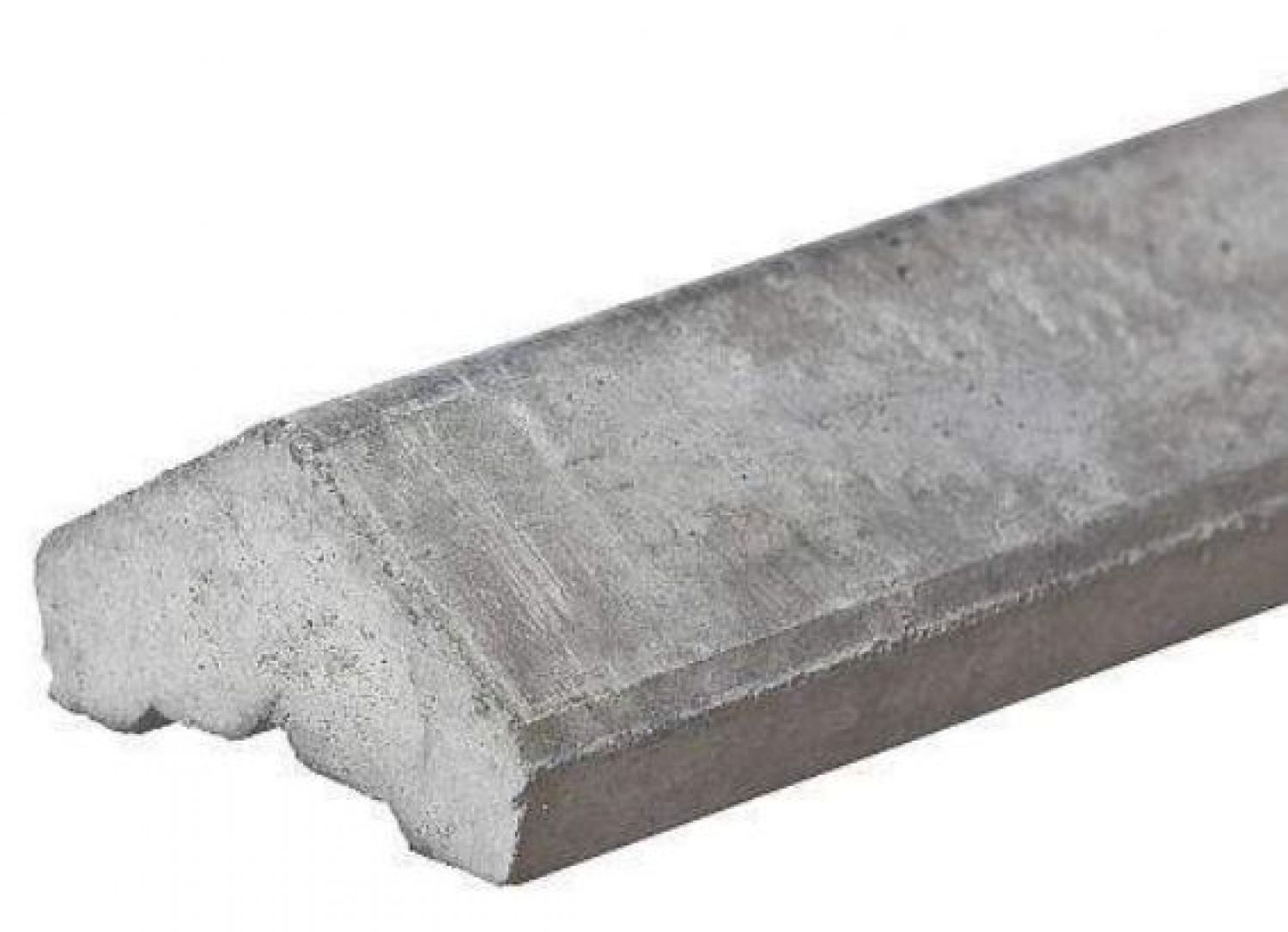 Betonafdekkap voor motief platen wit/grijs 180cm