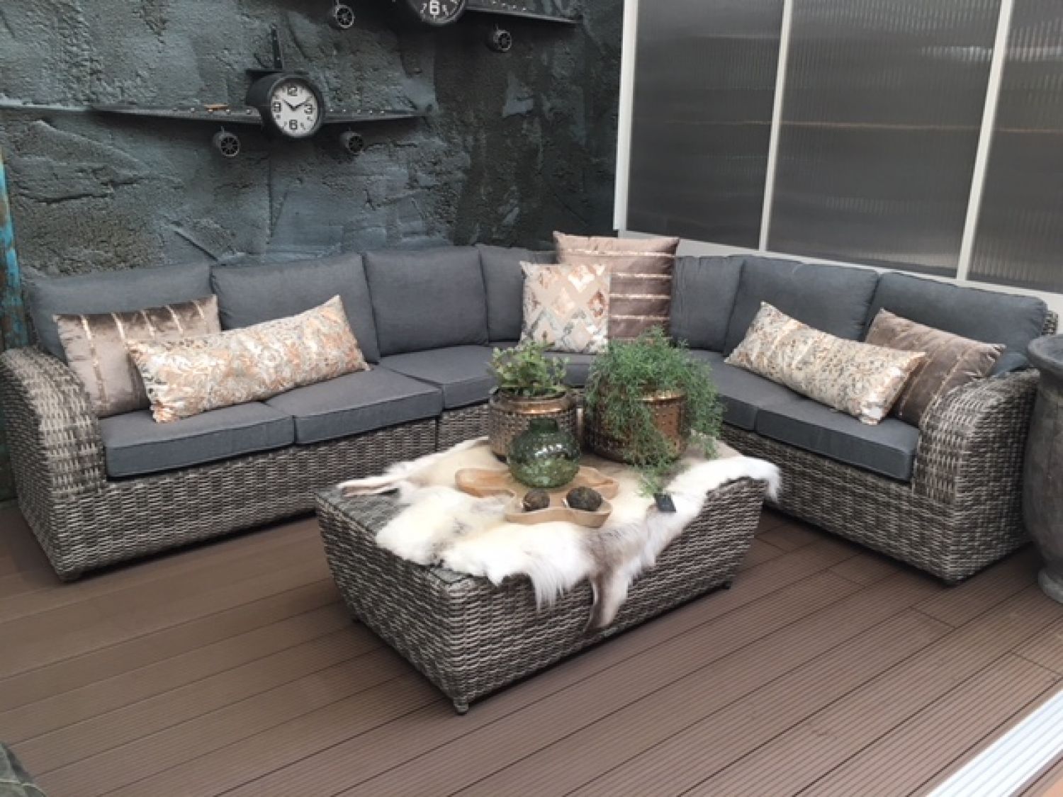 SenS-Line Caron wicker corner loungeset