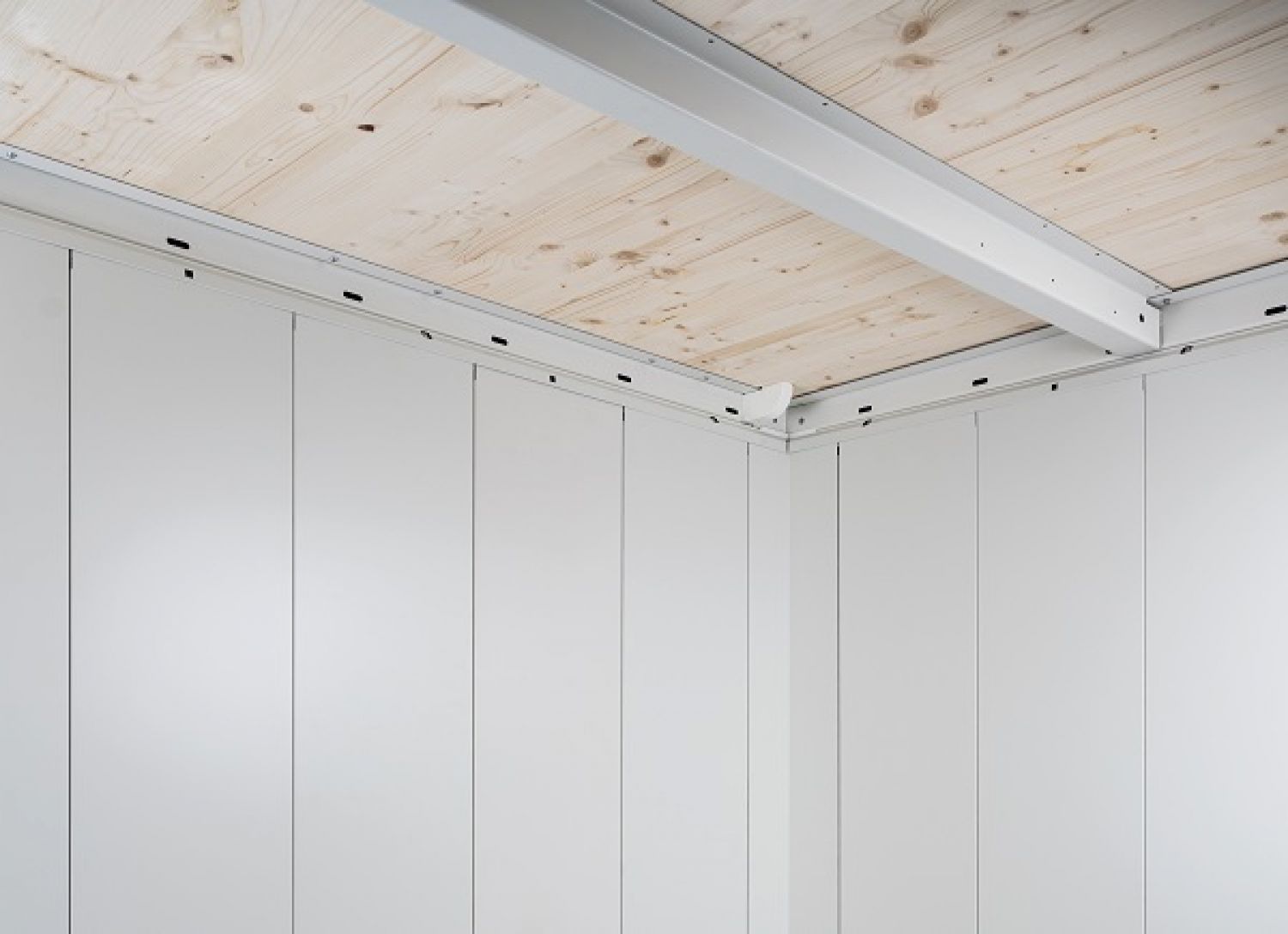 Metalen containerberging Alex 80x88x129 cm - Donkergrijs/kwartsgrijs