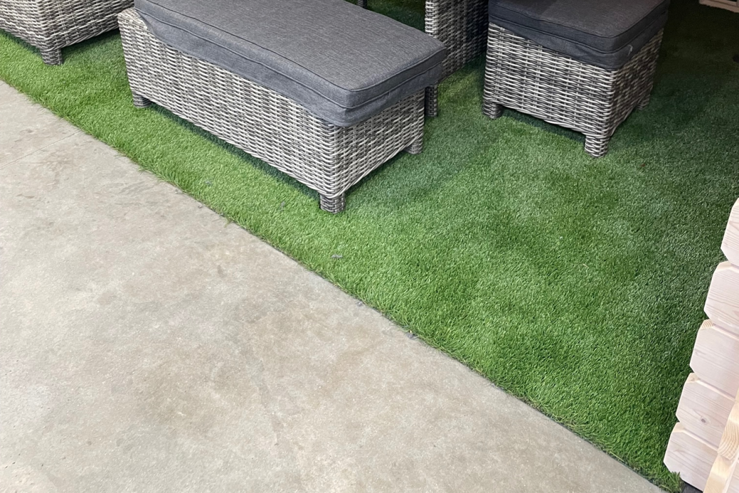 Kunstgras British Columbia - reststuk 400x250 cm - 50 mm poolhoogte - SALE01948