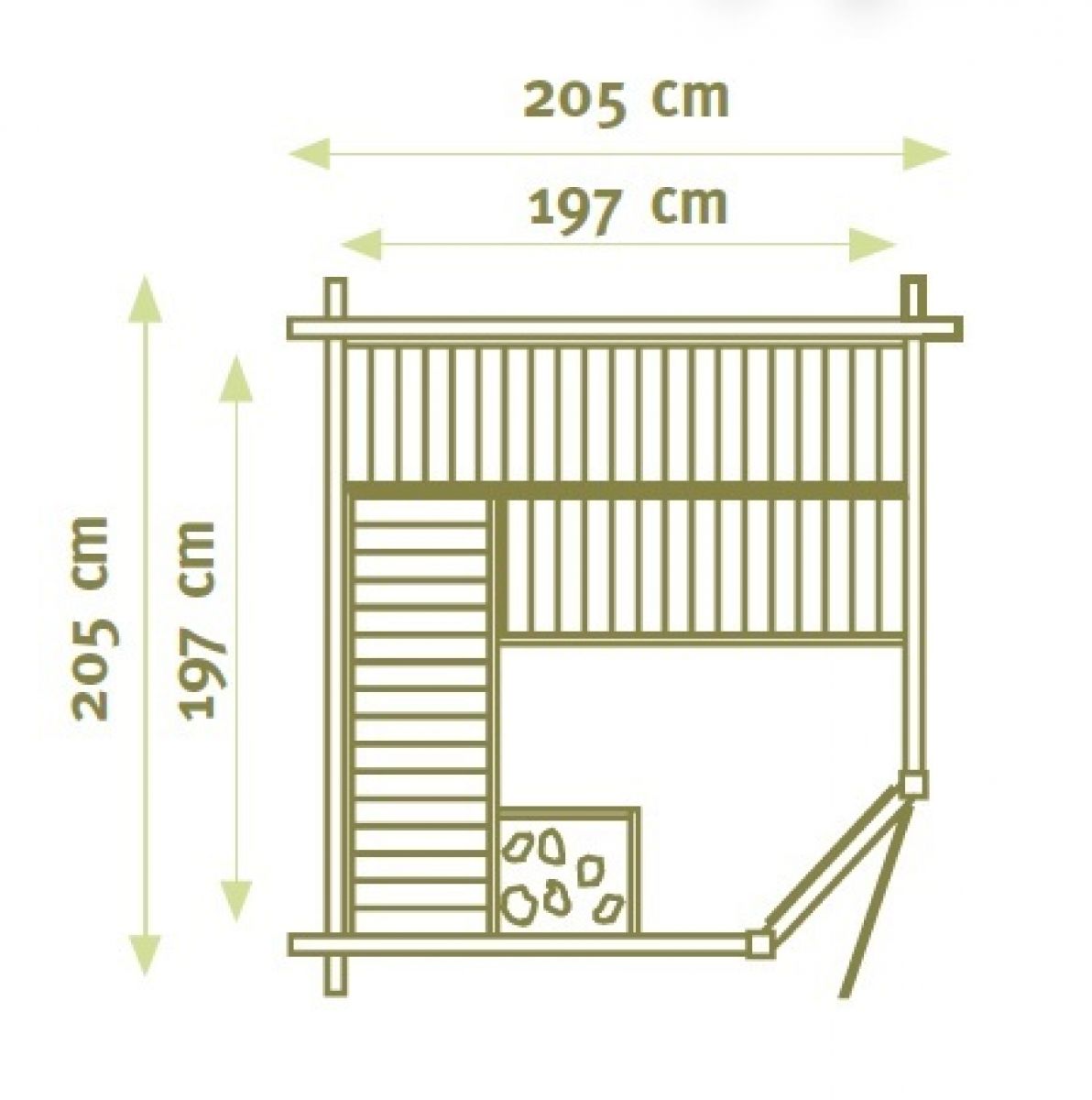 Plattegrond MS1 Hoek