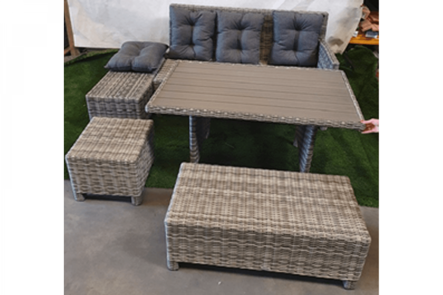 SenS-Line Wicker Tuinset Barbados incompleet - Slechts 1 stuk beschikbaar! - SALE01309