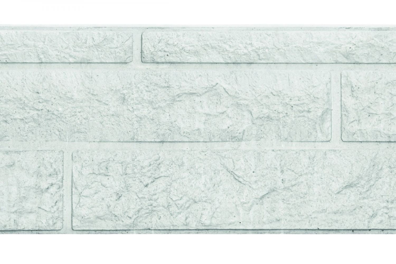 Betonnen onderplaat 2-zijdig rotsmotief wit/grijs 4,8x36x180 cm