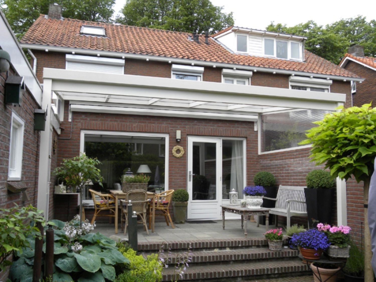 Veranda actie 500x250 cm glas