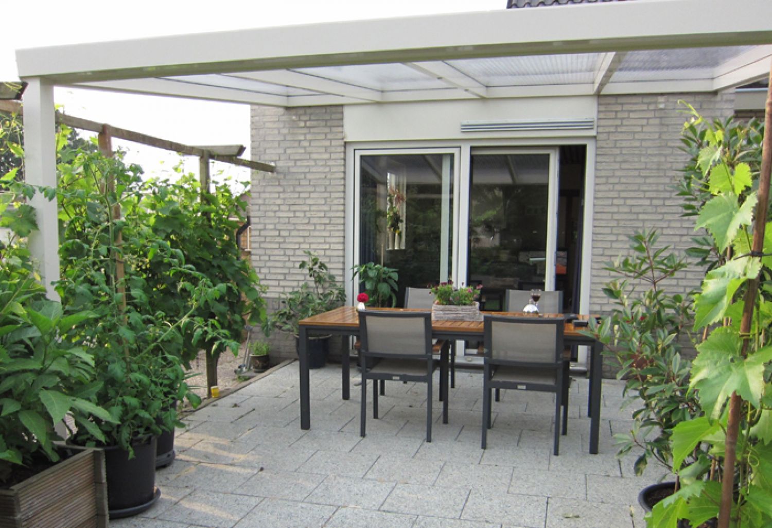 Glas actie veranda 400x250 cm