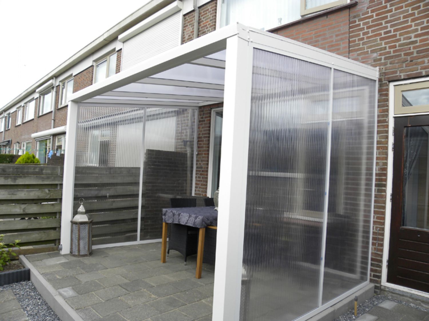 Actie glas terrasoverkapping 400x250 cm