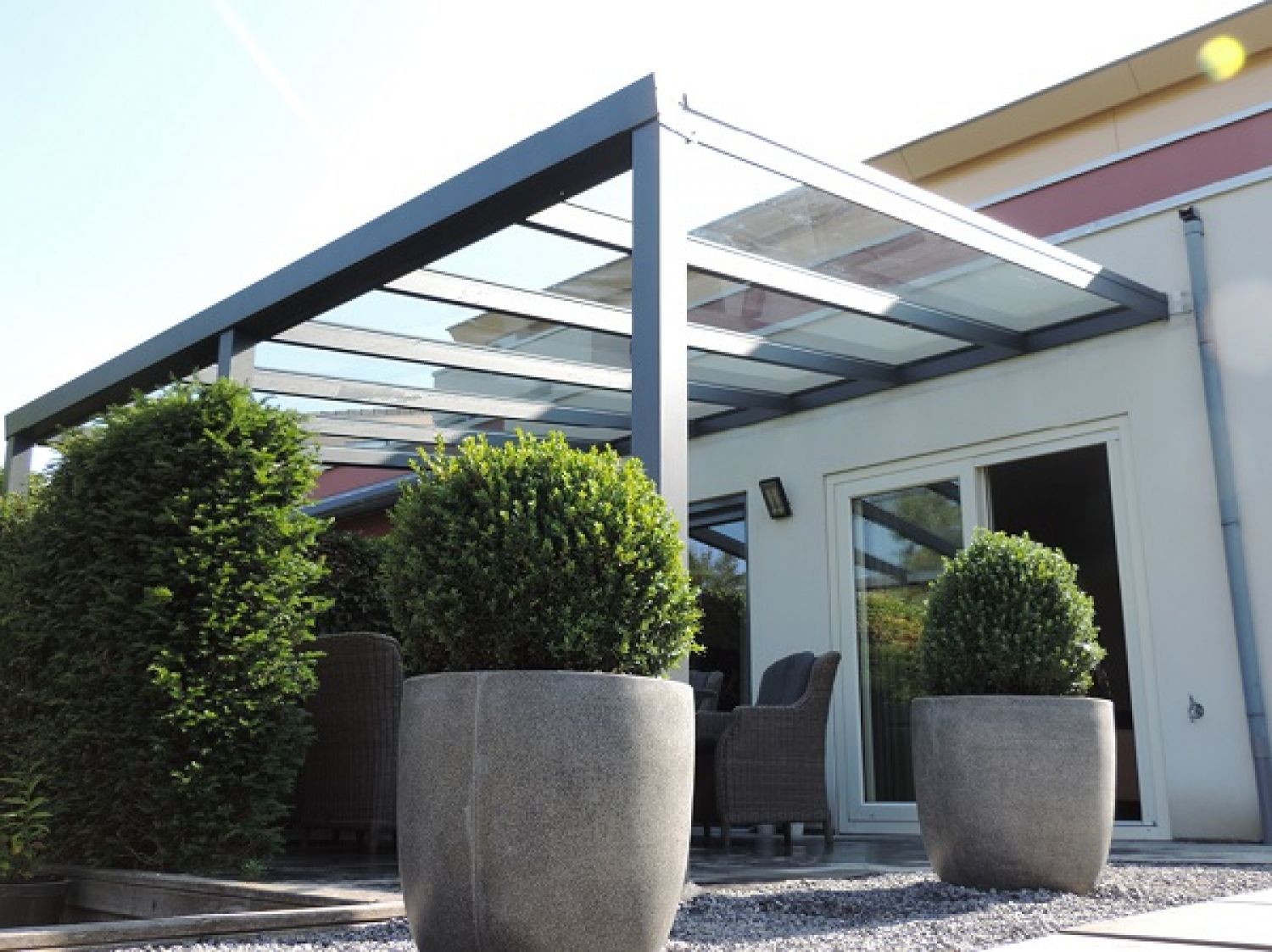 Profiline XXL veranda 1000x350 cm - polycarbonaat dak
